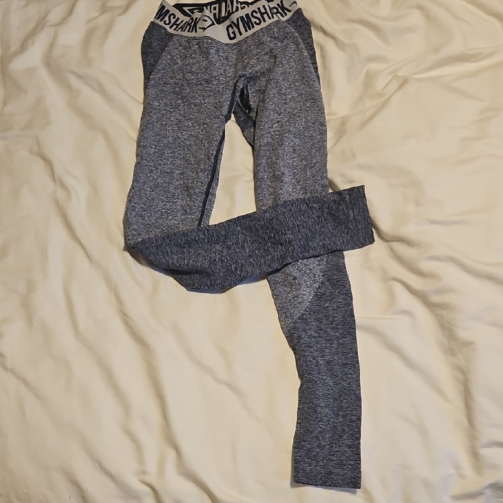 Gymshark Kids Heathered Gray Leggings